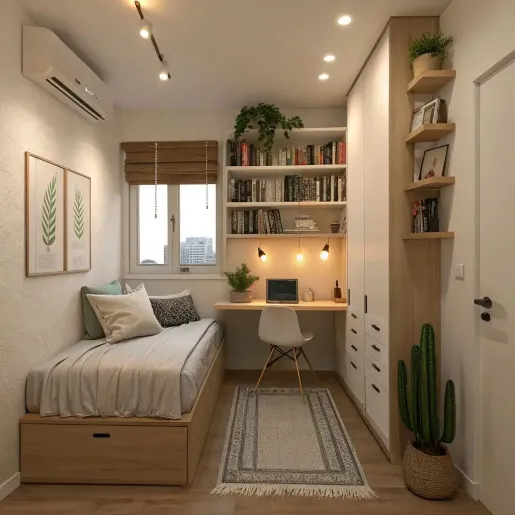 Kamar Kost 3x3 Tema Scandinavian