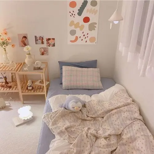 Kamar Kost 3x3 dengan Kasur Lesehan